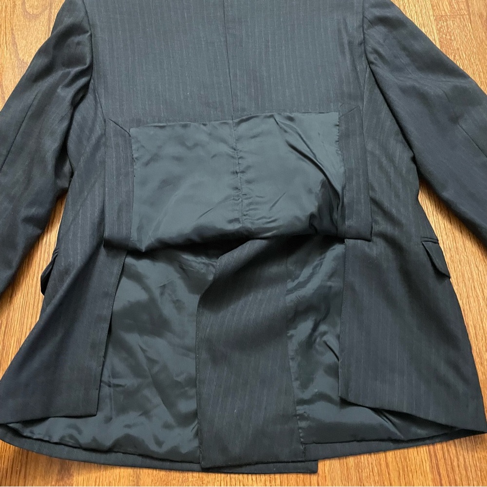 Armani Collezioni double breasted pinstripe wool sports coat blazer size 42 R - Picture 11 of 16